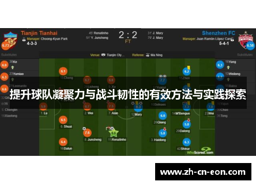 提升球队凝聚力与战斗韧性的有效方法与实践探索 提升球队凝聚力与战斗韧性的有效方法与实践探索